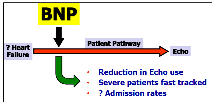 Figure 6. EDP for B-Type Natriuretic Peptide use in patients with suspected heart failure