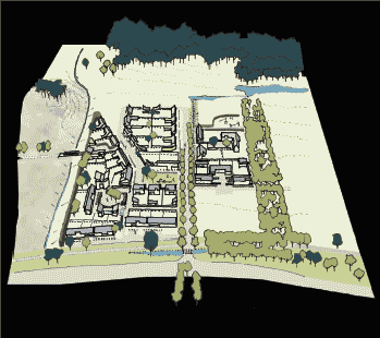 Aerial sketch of phase 1 Fair housing
