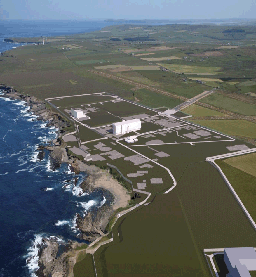 Artists Impression of the End State of the Dounreay Site
