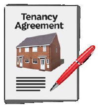 A tenancy agreement for a house.