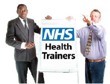 People being trained for a job at the NHS.