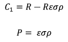 The two main equations therefore become