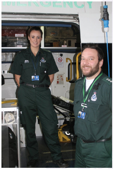 Paramedics in NHS Lothian.