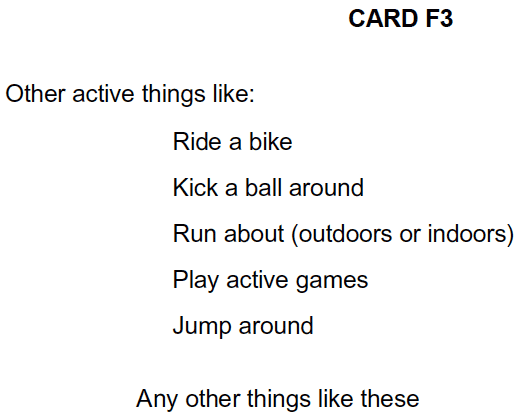 Card F3